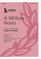 A Million Notes SATB choral sheet music cover